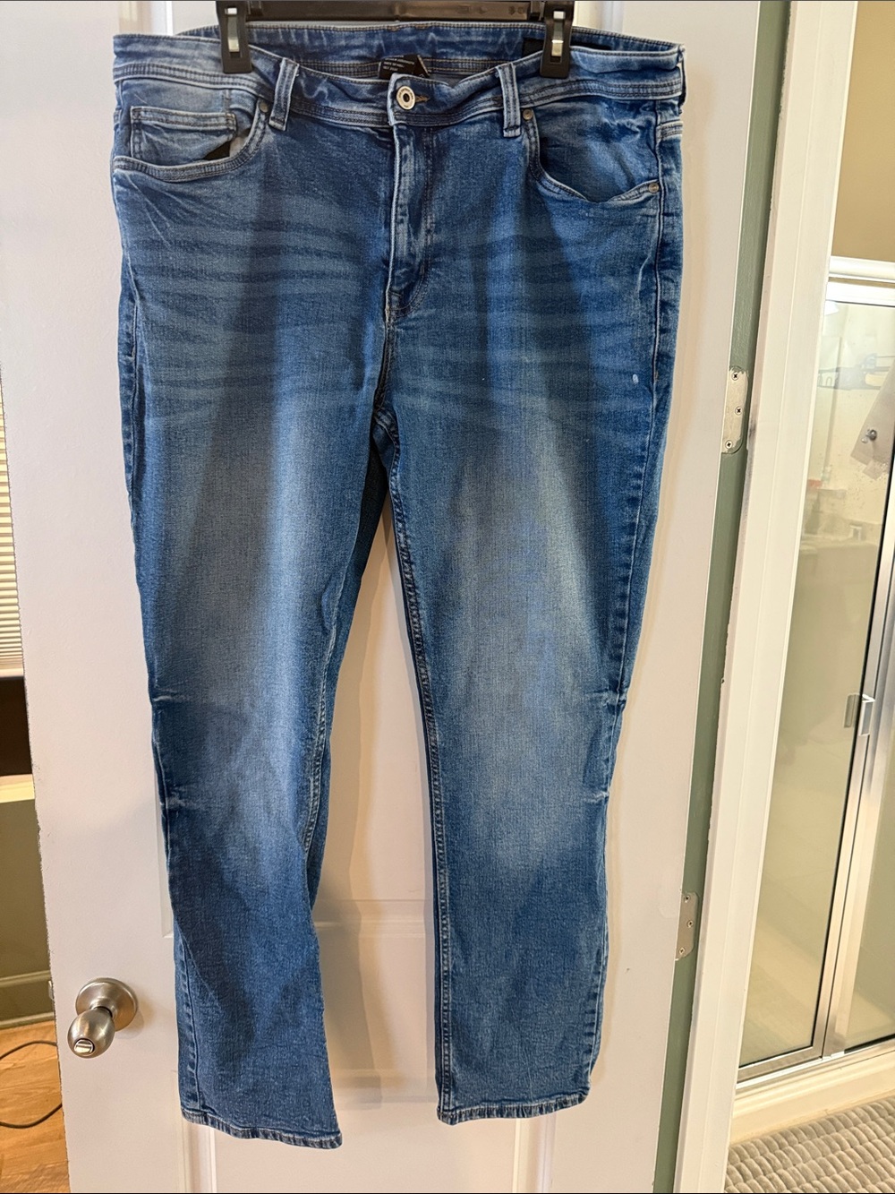 Slim Fit Men's Blue Stretch Jeans